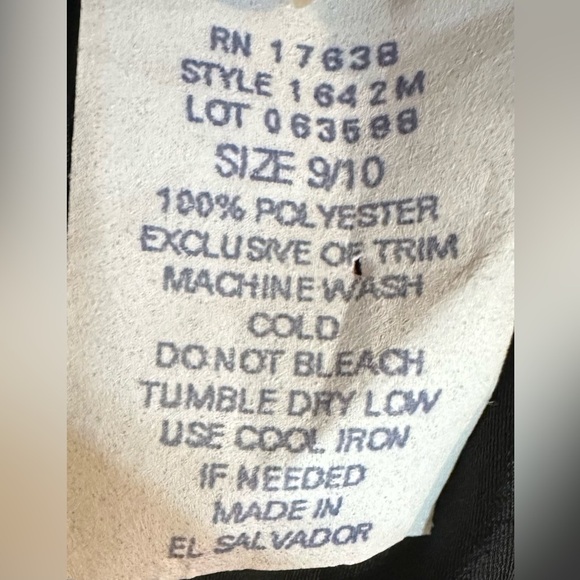 Basic Editions Spaghetti Strap Black and Blue Slip Midi Dress - Picture 4 of 10